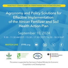 Agronomy & Policy Solutions for Implementing the African Fertilizer & Soil Health Action Plan