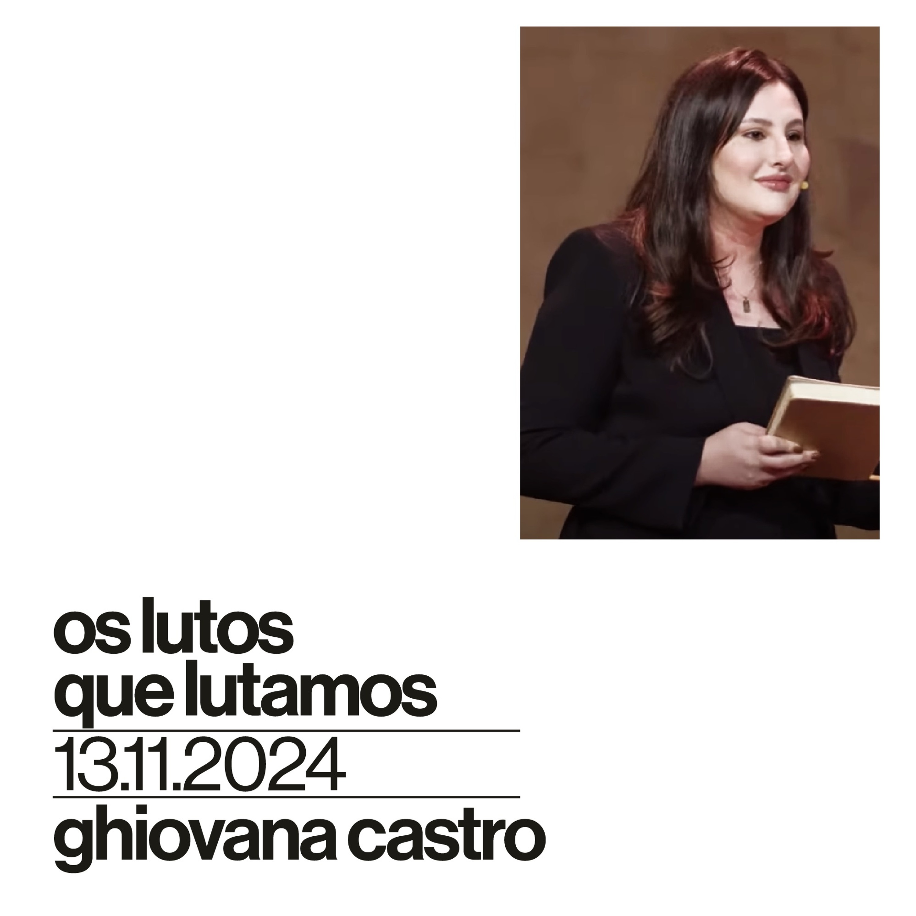 Os lutos que lutamos | Igreja Por Amor | Ghiovana Castro | 13 de Novembro de 2024 episode artwork