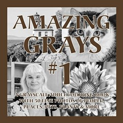 Open PDF Amazing Grays #1: A Grayscale Adult Coloring Book with 50 Fine Photos of People, Places, Pe