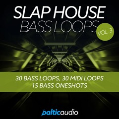 Slap House Bass Loops Vol 3 (30 Bass Loops, 30 MIDI Loops, 15 Bass Oneshots) - Samples