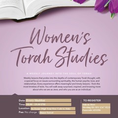 Women's Torah Studies Lesson 1 - Sermon on The Mount