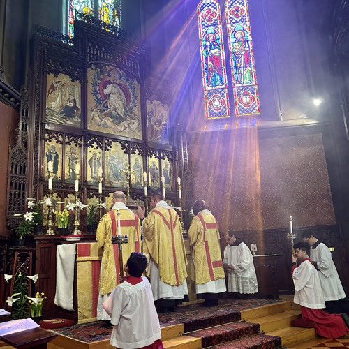 Benediction of the Blessed Saceament-April 14