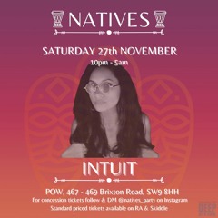 NATIVES PARTY 27/11/21 - INTUIT PROMO MIX