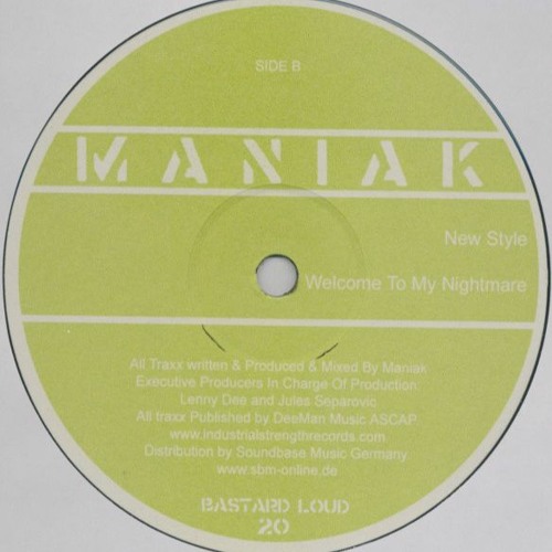Maniak - Welcome To My Nightmare