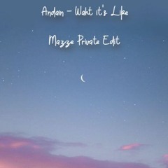 Andain - What It's Like (Mazze Private Edit)