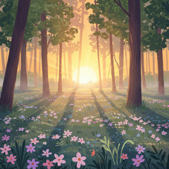 Lofi Spring Tranquility