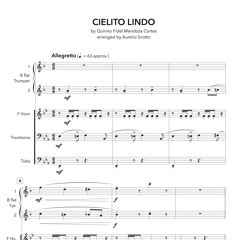 Mendoza Y Cortes - Cielito Lindo (brass quintet)