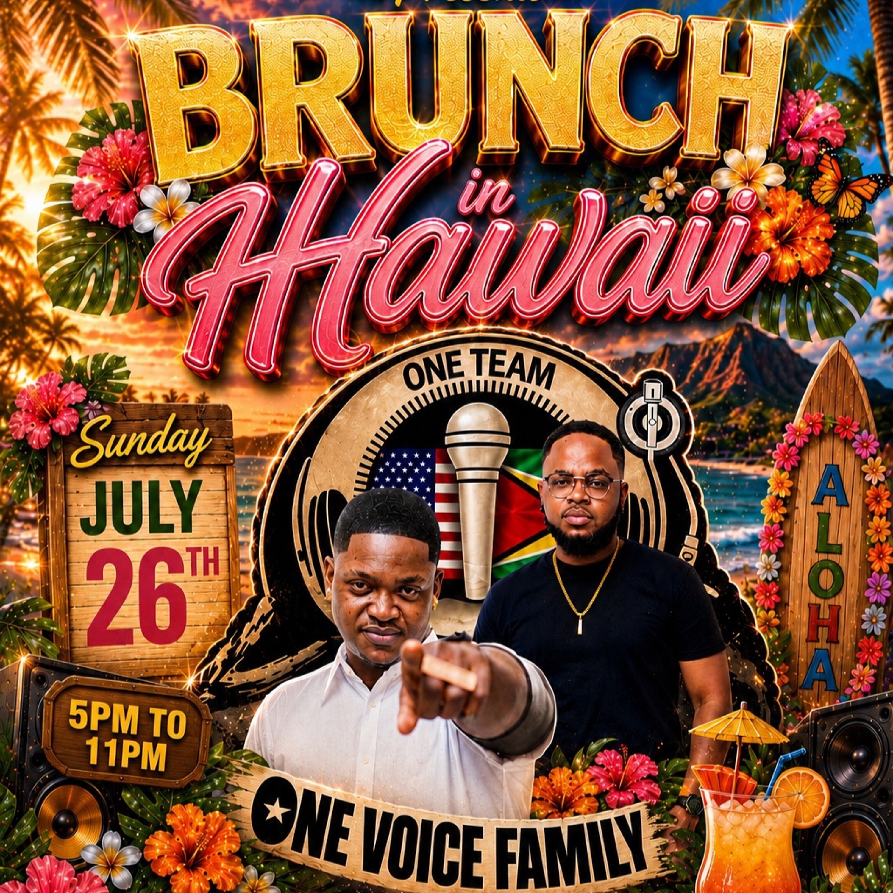 BRUNCH IN HAWAII 7.26.2026 EARLY WARM HARDBALL X LIL RAY X STITCHIE VIBES MACHINE LIVE AUDIO episode artwork