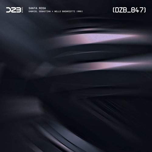 dZb 847 - Gabriel Sebastian - Santa Rosa (Original Mix).