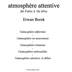 atmosphère attentive (Baritonsaxophone-quartett)