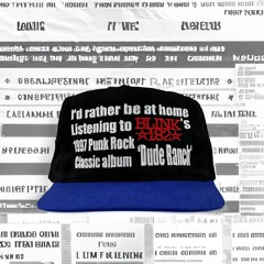 I’d Rather Be At Home Listening To Blink 182 Hat Embroidered