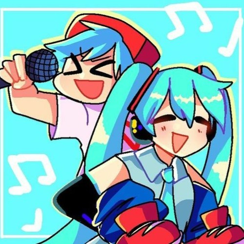 FNF Tug O War But Hatsune Miku And BF Sing It