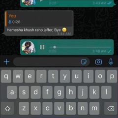 The voice note that was never played...