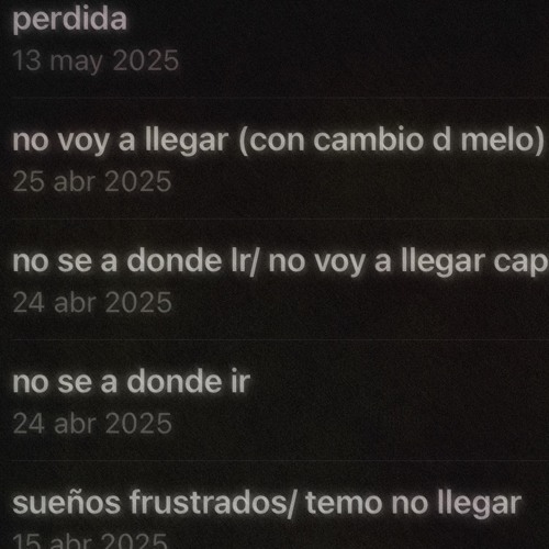 no se a donde ir | demo nota d voz
