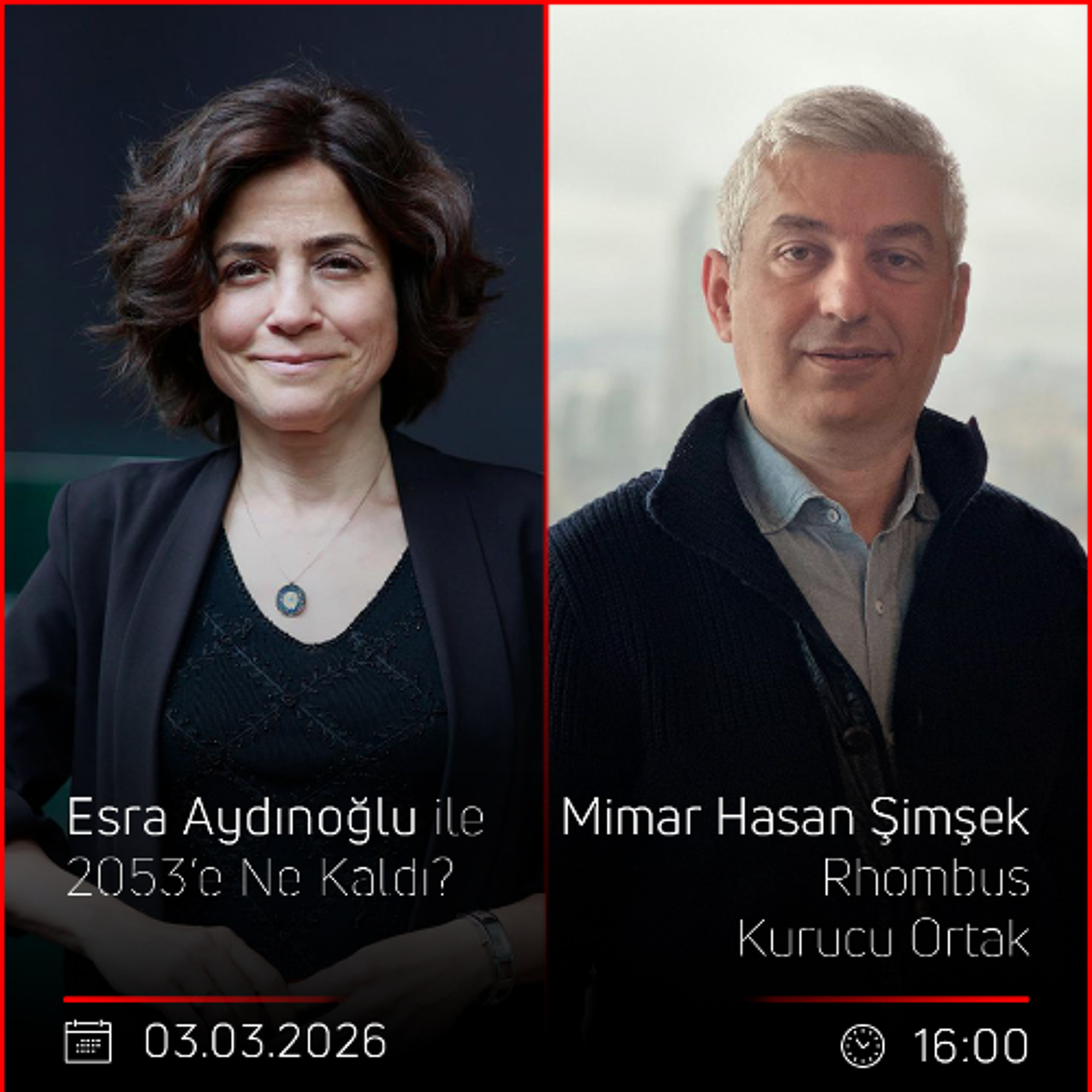 Mimar Hasan Şimşek – Esra Aydınoğlu ile 2053’e Ne kaldı?