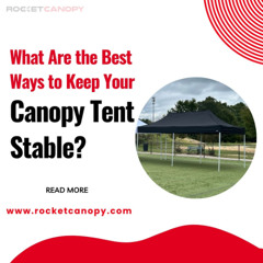 Top Tips to Keep Your Large Canopy Tent Stable – Podcast by Rocket Canopy