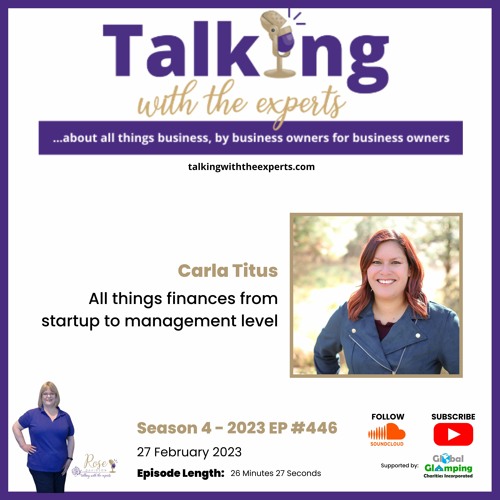 2023 EP446 Carla Titus - All things finances from startup to management level