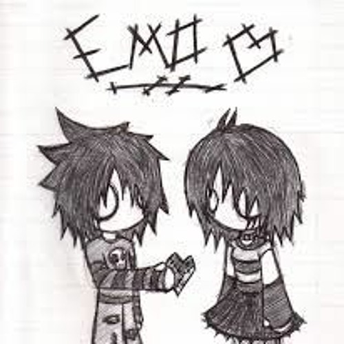 Goth Emo Drawings HD Png Download  Transparent Png Image  PNGitem