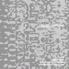 COEI (LIVE FROM GREY AREA, TAIPEI) 25.2.25