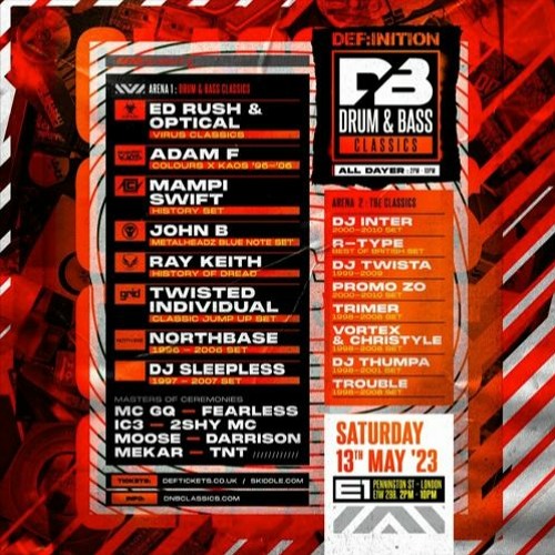 DJ Twista w/ Toddlah & TNT - DNB Classics May 2023
