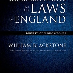 GET [KINDLE PDF EBOOK EPUB] The Oxford Edition of Blackstone's: Commentaries on the Laws of England: