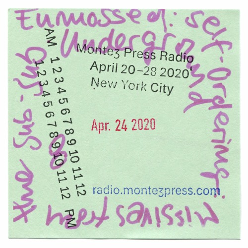 Self-Ordering Mix for Montez Press 04-24-20