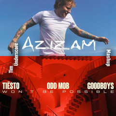 Azizam x Won't Be Possible - Ed Sheeran x Tiesto, Odd Mob, Goodboys (Tim Underscore Mashup)