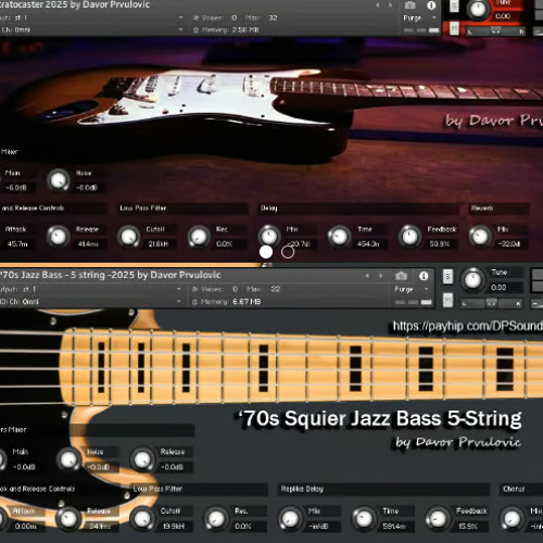 Stream '70s Jazz Bass - 5 string - DEMO by DP SoundDesign | Listen ...