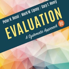 [DOWNLOAD]⚡PDF❤ Evaluation: A Systematic Approach