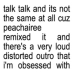charli xcx - talk talk (peachairee remix)