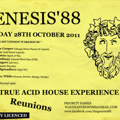 Genesis Dedication To Wayne Anthony Acid House 88 - 89 ;)