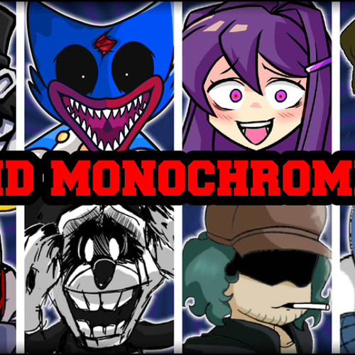 FNF HD Monochrome but Everyone Sings It ❰Perfect Hard❙By Me❱❚