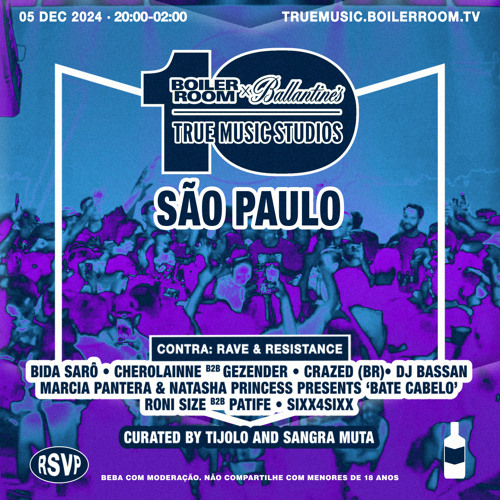 Roni Size b2b Patife | Boiler Room x Ballantine's True Music Studios: São Paulo
