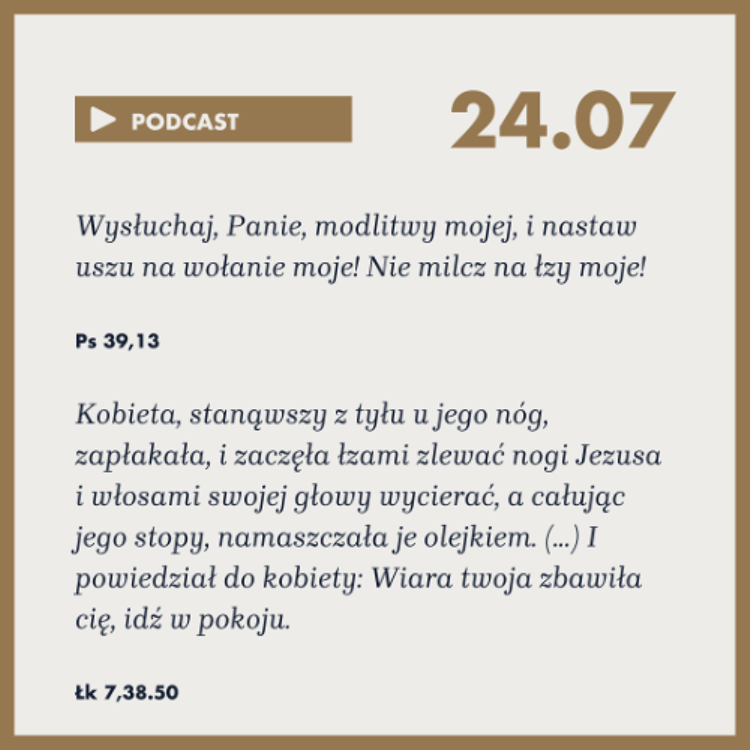 Poranek ze Słowem na 24 lipca 2025 episode artwork