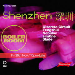 Sirens | Boiler Room: Shenzhen
