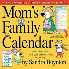 eBook ✔️ PDF Mom's Family Wall Calendar 2021 Online Book