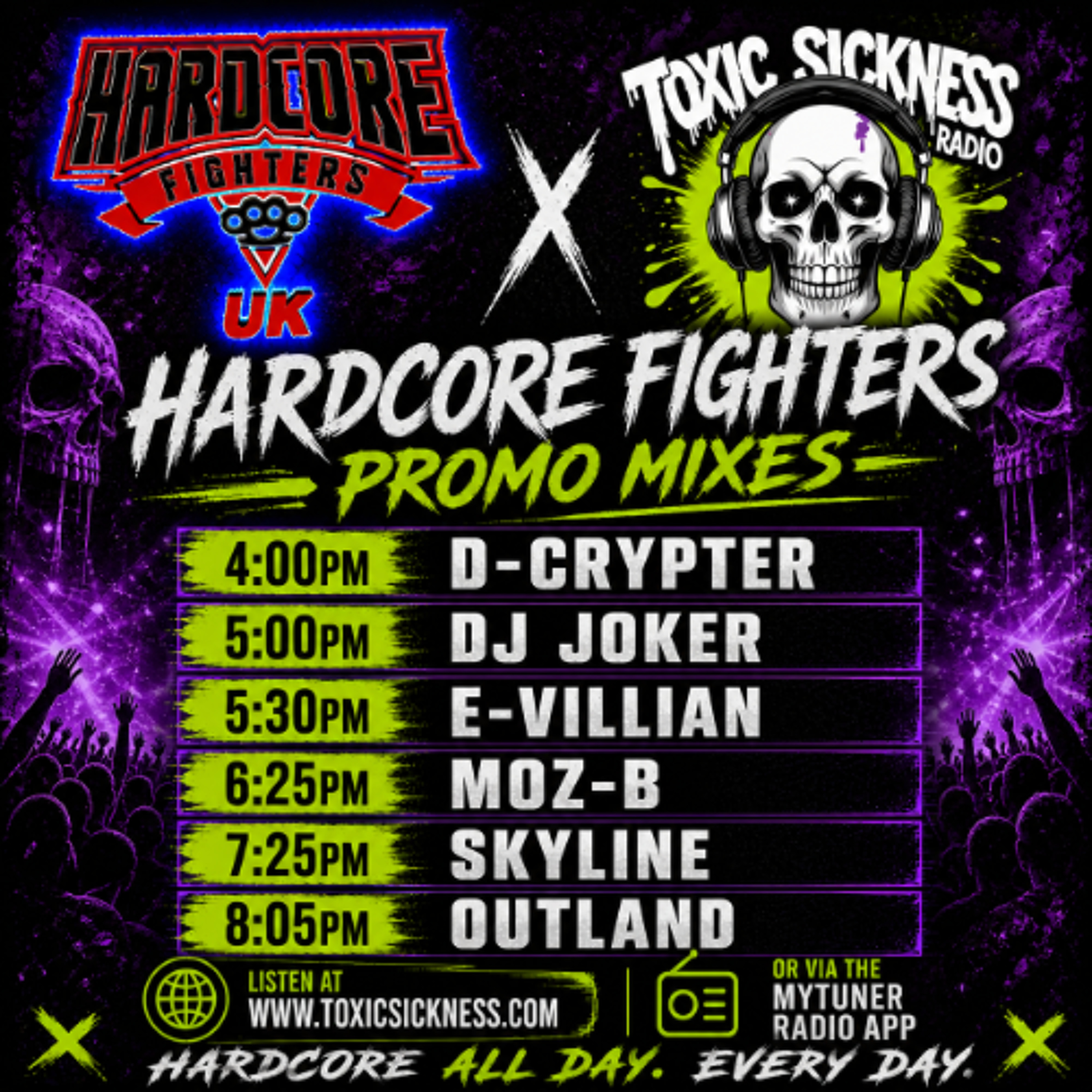 SKYLINE / HARDCORE FIGHTERS PROMO MIX ON TOXIC SICKNESS / MAY / 2026