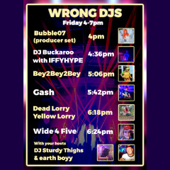 Bang Face Wrong TV DJs 2025