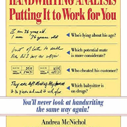 Stream PDF/READ Handwriting Analysis : Putting It to Work for You full