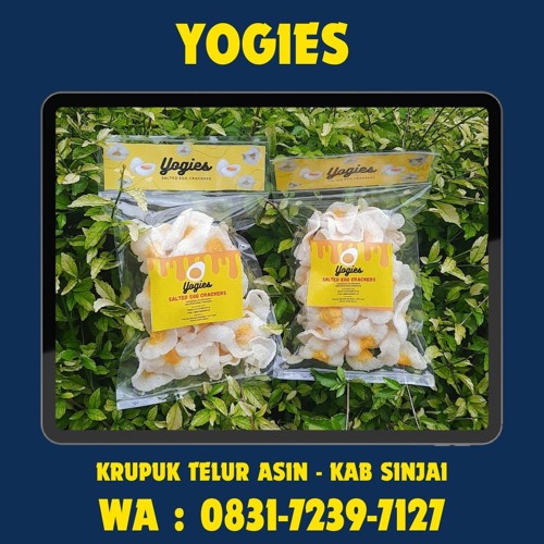 0831-7239-7127 (YOGIES), Kerupuk Telur Asin Kab Sinjai