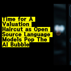 Valuation Haircut Is Due for Proprietary Language Model Builders