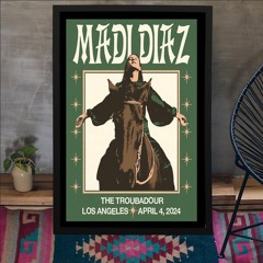 Poster Madi Diaz April 4 2024 The Troubadour Los Angeles CA
