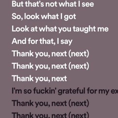thank u, next - sped up sound