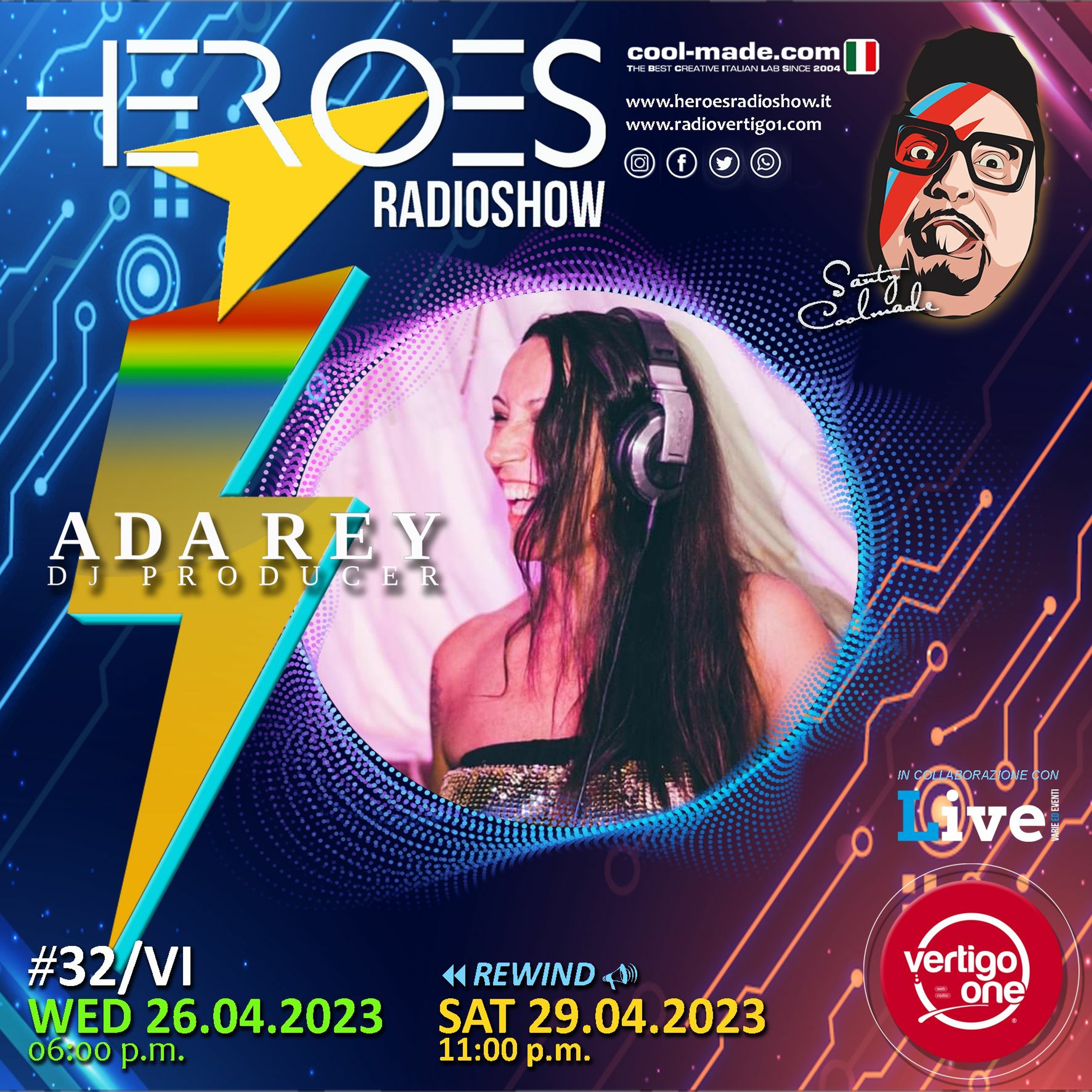 #32/2022-23> HEROES RadioShow - Special Guest   ADA REY episode artwork