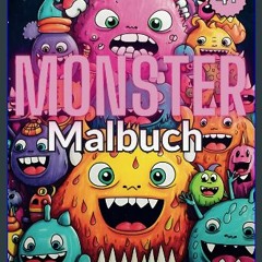 (DOWNLOAD PDF)$$ 📖 Monster Malbuch: Das ungeheuerlich niedliche Monster Malbuch für Kinder ab 4 Ja