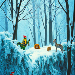 Winter Frosty Jungle