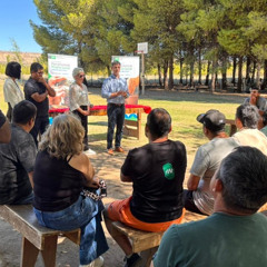 Gustavo Rodríguez - Allen: entregaron certificados de taller de cerámica en Aukan