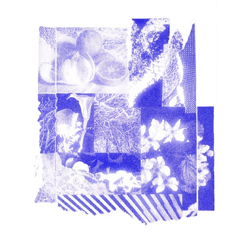 pequeña luz azul