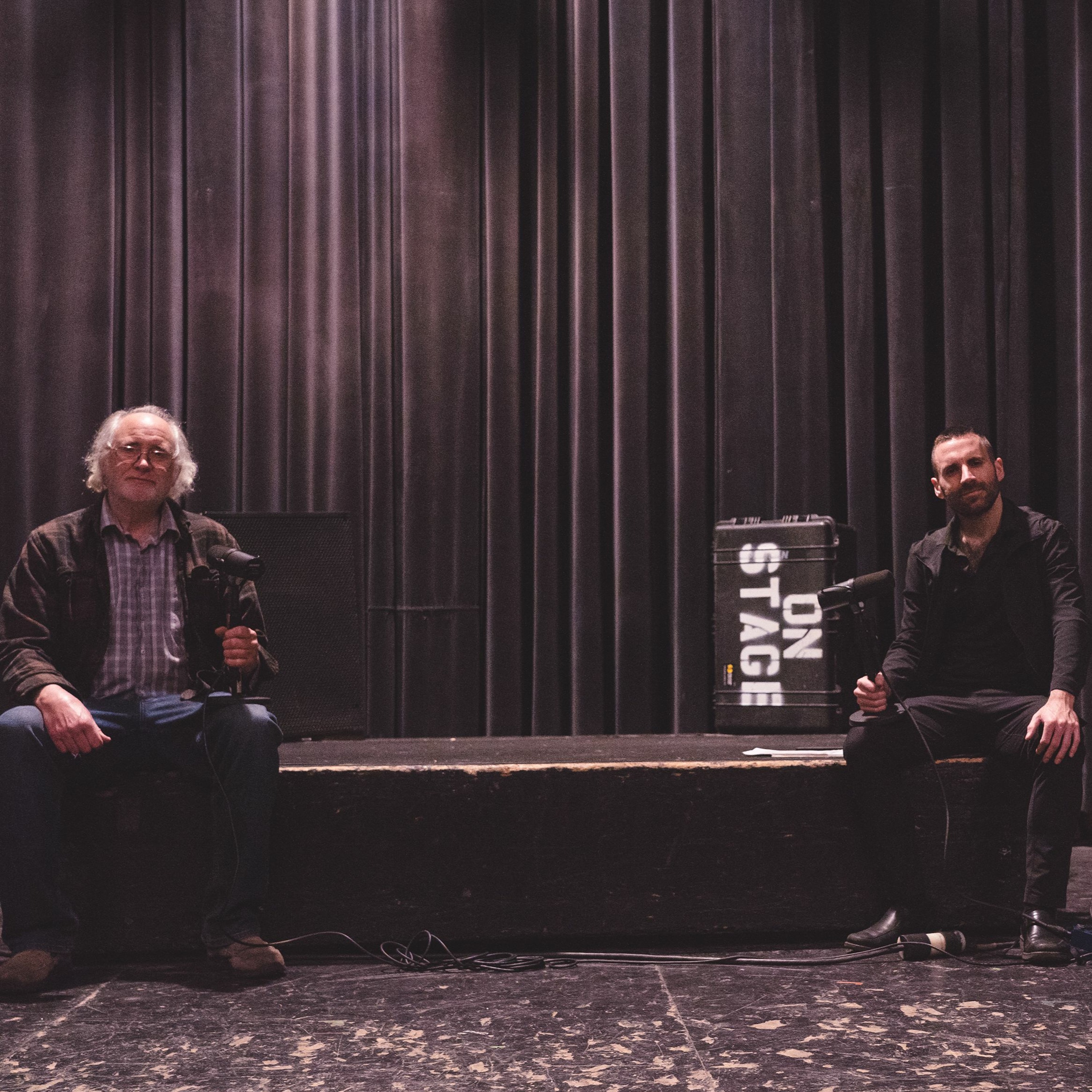 Onstage with Jim and Tom