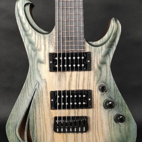 7 string 2024 semi hollow guitar